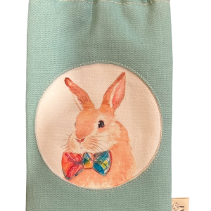 Green bow tie rabbit